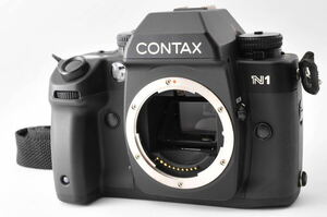 [ジャンク] Contax N1 35mm SLR AF Film Camera Black Body コンタックス ボディ #34