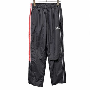 ミズノプロ Mizuno Pro BASEBALL PRODUCTS 野球 薄手 テーパード パンツ 膝までメッシュ裏地 M ネイビー(黒？) 紺系×赤×白 メンズ