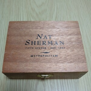 NAT SHERMAN シガーボックス 木箱