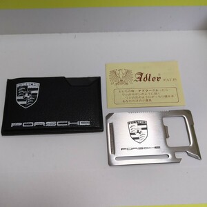 PORSCHE マルチツールプレート　ケース、説明書付　アドラー製