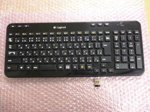 ★中古★Logicool K360 Unifying対応 ワイヤレスキーボード レシーバー付き Logi