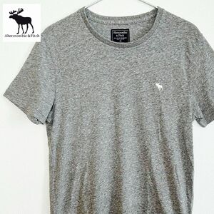 【美品】アバクロンビー＆フィッチ Abercrombie&Fitch Tシャツ 半袖 XSサイズ グレー 灰色