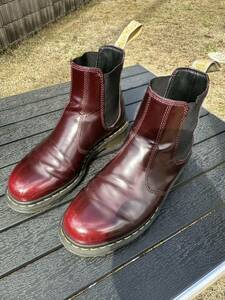 UK8 ドクターマーチン VEGAN 2976 ヴィーガンレザー サイドゴアブーツ チェルシーブーツ Dr.Martens CHELSEA BOOTS