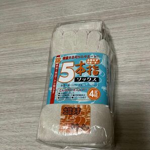 【5本指ソックス4足組】24〜27cm