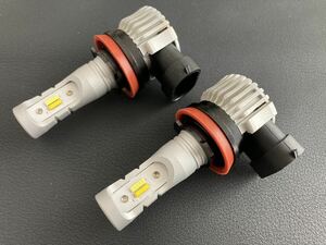 【2023爆光モデル】BORDAN H8 LED フォグ H11 LED フォグランプ 2色切り替え 車検対応 ホワイト（6500K）/イエロー(3000K) 