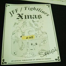 a-569 タイトライン X'mas No.4 ストリームトーク クリスマスに贈る釣の本 ジャパンフライフィッシャーズ 1994年発行※14_画像1