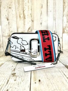 MARC JACOBS マークジェイコブス スヌーピーコラボ スナップショット カメラバッグ ショルダーバッグ WHITE MULTI SNOOPY 101