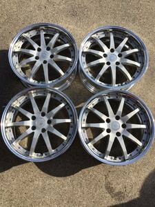 ★WORK深リム★ Gnosis ワーク グノーシス アルミホイール　18×8J+40 114.3-5H 中古品4本