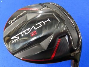 【中古】テーラーメイド　2023　STEALTH II（ステルス 2）フェアウェイウッド　5W（18°）【R】テンセイ レッド TM50★ヘッドカバーなし