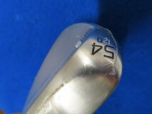 【新品・訳あり】タイトリスト 2022 VOKEY DESIGN（ボーケイデザイン）SM-9 WEDGE ツアークローム（54°-12° D ）【S】NSPRO950GH NEO_画像3