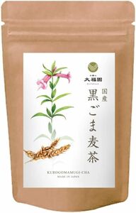 黒胡麻麦茶 お茶の大福園 国産 黒胡麻麦茶 ティーバッグ 4g×40包 黒ごま麦茶 ノンカフェイン