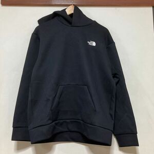 す1332 THE NORTH FACE ノースフェイス NT12286 ジャージパーカー HOODIE フーディ L 3Dロゴプリント ブラック 