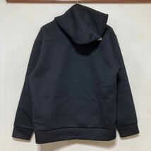 す1332 THE NORTH FACE ノースフェイス NT12286 ジャージパーカー HOODIE フーディ L 3Dロゴプリント ブラック _画像2