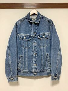 く1340 USA製 Lee リー 90's ビンテージ AUTHENTIC JACKET Gジャン デニムジャケット M 220-6094 ジージャン