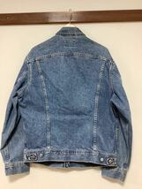 く1340 USA製 Lee リー 90's ビンテージ AUTHENTIC JACKET Gジャン デニムジャケット M 220-6094 ジージャン_画像2