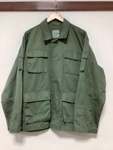 け1327 YMCL KY ミリタリージャケット シャツジャケット BATTLE DRESS UNIFORM S レギュラー グリーン レプリカ_画像1