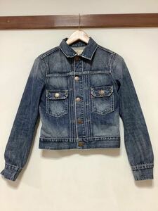 す1387 Levi's LADY STYLE リーバイス 2ndタイプ トラッカージャケット デニムジャケット Gジャン S ユーズド加工