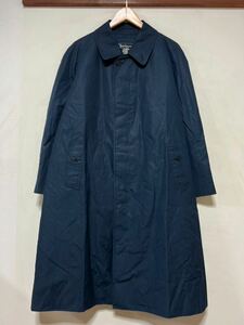 せ1393 Burberrysバーバリーズ 90's ビンテージ ステンカラーコート スプリングコート ネイビー