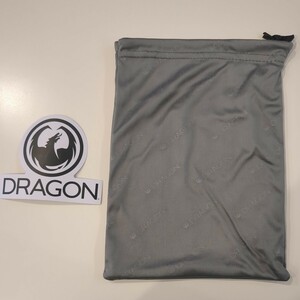 送料無料　新品Dragon　ドラゴン　ゴーグルバック　ケース　マイクロバッグ　ステッカー　dx3 d1 dx3 dxt　23-24