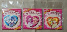 HUGっと！プリキュア　LOVEっと！バレンタイン　ハート缶バッジ　はな　さあや　ほまれ_画像1