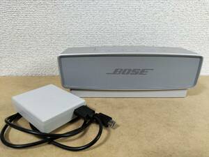 r45【ジャンク品】BOSE ボーズ Sound Link Mini II Bluetooth ワイヤレススピーカー シルバー 