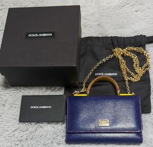 ドルチェ&ガッバーナ　ショルダーウォレット　sicily von bag dolce＆gabbana シシリー　ミニバッグ　