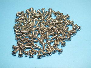 ナベネジ　ニッケルメッキ　φ3mm×6mm　100個1組（新品）