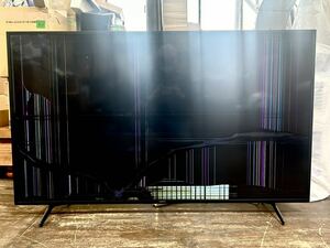 京都市伏見区にて手渡し可能 画面割れ リモコン無し ジャンク品 SONY 4K液晶テレビ KJ-65X8000H 通電のみ確認済み 