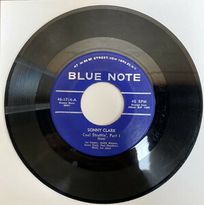 【に-3-20】希少7インチ Sonny Clark / Cool Struttin' 45-1714 Blue Note US盤 ジャズ バップ レコード 再生未確認