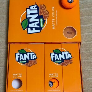 【新品未使用】ゴルフボール：FANTA Orange ファンタ オレンジ1ダース