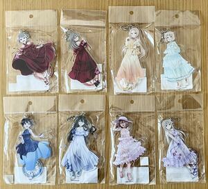 結城友奈は勇者である 描き下ろし アクリルフィギュア 8種セット 【 新品 未開封 】 ゆゆゆ アクリルスタンド アクリルキーホルダー