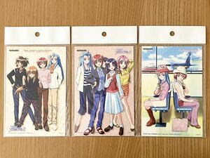  Tokimeki Memorial 2 postcard set 3 kind total 9 sheets [ unused ] 2001 year that time thing time memory 2 postcard KONAMI Konami limitation ultra rare 