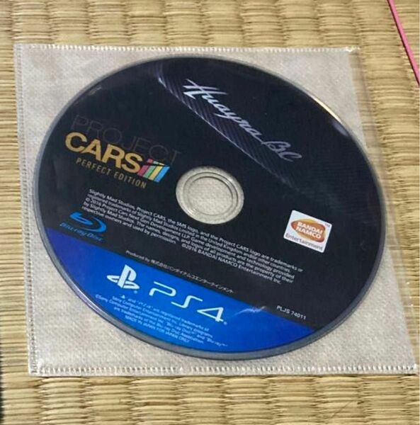 【PS4】PROJECT CARS PERFECT EDITION プロジェクトカーズ　ケース無し