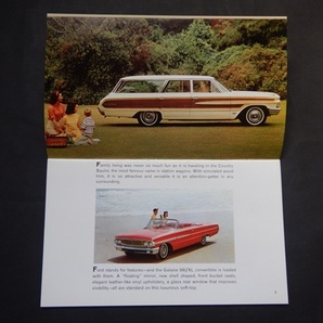 カタログ アメリカ車 フオード 1964年 小型総合カタログ  英文 の画像3