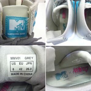 MTV × 初音ミク コラボ ハイカット スニーカー 26cm 箱付きの画像6