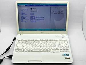 【ジャンク品】 NEC ノートパソコン Lavie S LS150/E Pentium P6200 2.13GHz/2GB/HDDなし/キーボード反応なし/BIOS起動確認済