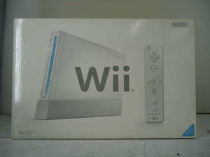 G2862 送料無料！ 動作品 Wii すぐ遊べるセット 本体 中古/動作確認済み/箱傷み有/傷や汚れ等の中古感あり