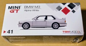 MINI GT ■1/64 ■BMW M3 (E30) ■アルピンホワイト 右ハンドル ■ミニカー■未開封