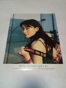 即決☆送料無料☆SPEED☆hiro☆島袋寛子☆As TIME GOES BY☆1998.8.18☆リリース☆ワンオーナー品☆