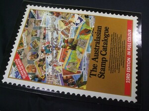 オールカラー「オーストラリア切手カタログA4サイズ諸島群詳細版」1冊。1987年頃まで
