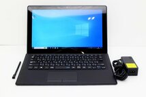 【JUNK】 1円スタート NEC PC-VKT12SGG3 Windows 10 Pro 64bit OS起動確認のみ タブレットPC ACアダプタ スタイラスペン付属【tkj-02351】_画像1