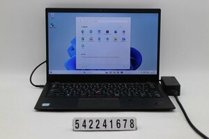 Lenovo ThinkPad X1 Carbon 6th Gen Core i5 8350U 1.7GHz/16GB/256GB(SSD)/14W/FHD(1920x1080)/Win11 バッテリー劣化 【542241678】