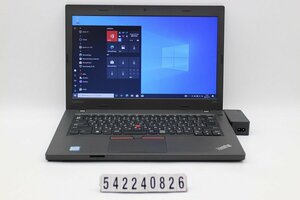 Lenovo ThinkPad L470 Core i3 7100U 2.4GHz/4GB/256GB(SSD)/14.0W/FWXGA(1366x768)/Win10 キーボード難あり 【542240826】