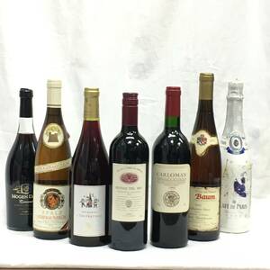 【1円～】【未開栓】ワイン 果実酒 おまとめ 7本セット Mogen David Concord イ・トレ・フラテッリ2018 センダス デル レイ パリの雪 など