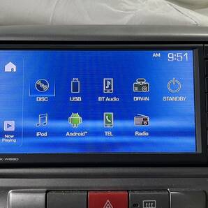 N55★ ダイハツ 純正OP オーディオ DUK-W69D CD/DVD/Bluetooth/AM/FM/USB 動作確認済み ★の画像8