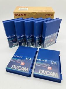 3D2 必見! 未使用 保管品 SONY ソニー DVCAMテープ PDV-124ME 7本セット 現状品 !