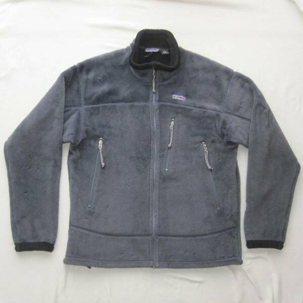 ☆'02 パタゴニア R4ジャケット (L) PEWTER / 刺繍タグ / USA製 / ビンテージ / R2 / レトロ / レアカラー