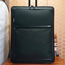 【極美品】TUMI トゥミ【22026D4】キャリーバッグ レザー キャリーケース エクスパンダブル 拡張機能付 バリスティックナイロン 出張 旅行_画像10