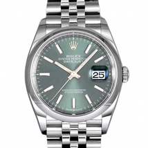 ロレックス ROLEX デイトジャスト 36 126200 ミントグリーン文字盤 新品 腕時計 メンズ_画像1