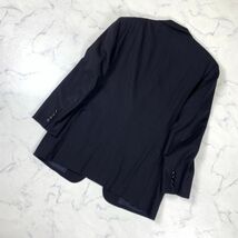 LA1074 アクアスキュータム テーラードジャケット ウール 紺 Aquascutum 裏地有 ネイビー 94AB4 M相当_画像8